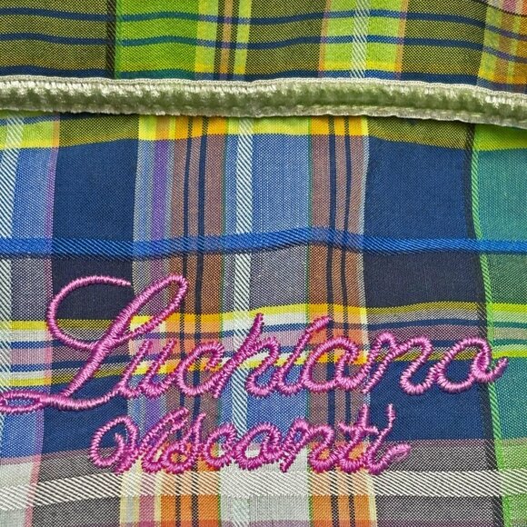 Luchiano Visconti‎ Plaid Cotton Modal Blend Button Down Shirt - Picture 3 of 9